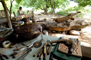 Tout l'artisanat du bois et des tissus en Polynésie française